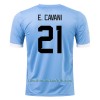 Camiseta de fútbol Uruguay E. CAVANI 21 Primera Equipación Mundial 2022 - Hombre